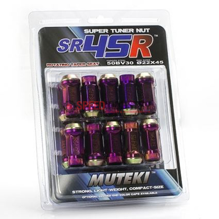 Picture of Muteki SR45R 12x1.25 Lug Nut Kit - Burned Titanium