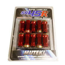 Picture of Muteki SR45R 12x1.25 Lug Nut Kit - Red