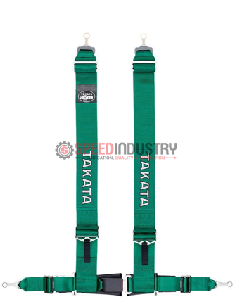 Picture of Takata ASM Drift III 4-Point Bolt-On Harness (Takata Green)