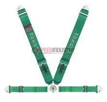 Picture of Takata ASM Race 4-Point Snap-On Harness (Takata Green)