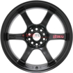 Picture of Gram Lights 57DR - 18x8.5 +37 5x100 - Semi Gloss Black