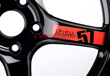 Picture of Gram Lights 57CR 57DR Wheel Spoke Sticker Red (2pcs)