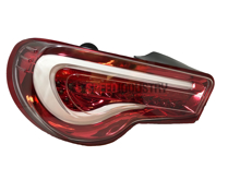 Picture of WRQ Valenti Style Sequential Taillights  w/ Red Housing and White Bar