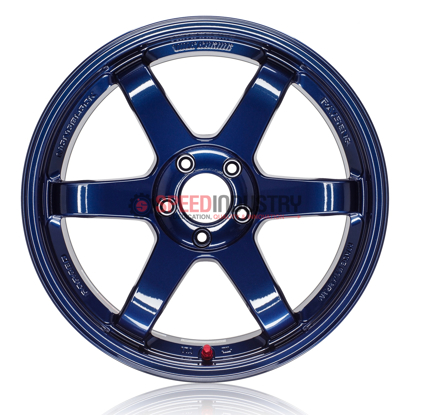 Volk TE37SL 18x9.5 5x100 +40 Mag Blue