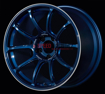 Picture of Advan Racing RZ-F2  18x9.5 +44  5x100 Racing Titanium Blue and Ring