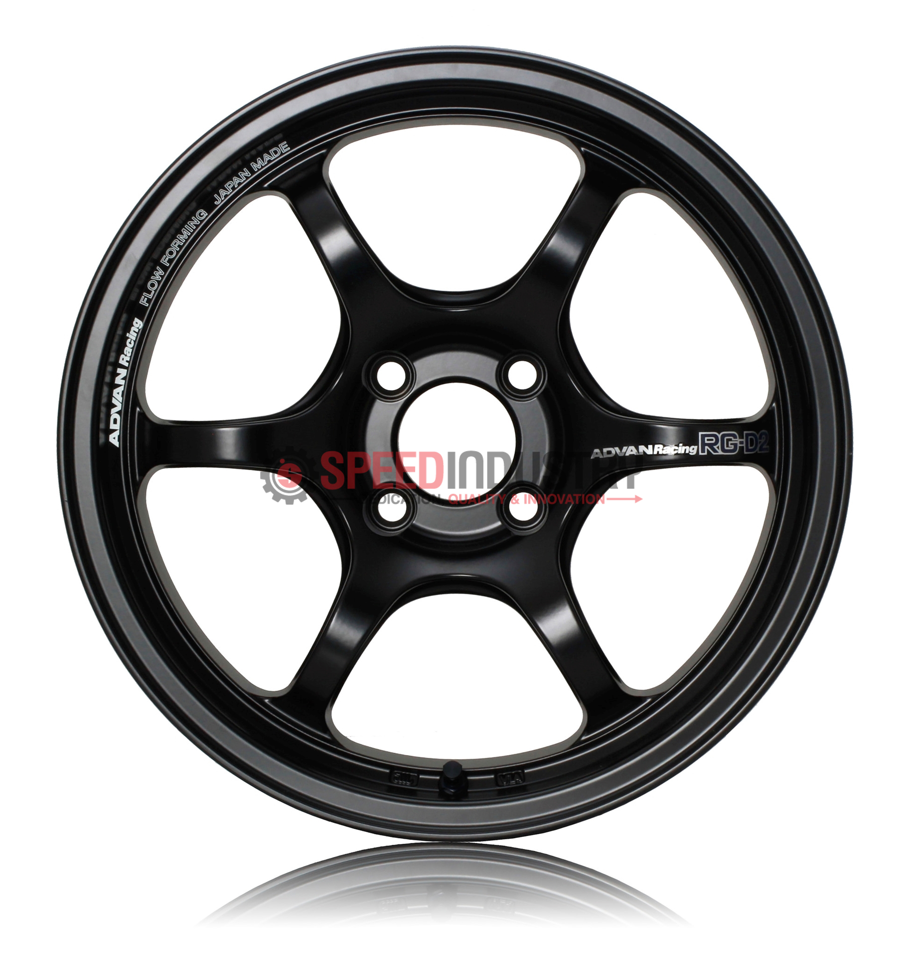 Advan Racing RG-D2 18x9.5 +40 5x100 Semi Gloss Black. Speed Industry ...