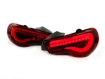 Picture of VRQ LED Sequential Taillights - Red Lens / White Bar / Black Housing