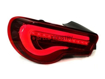 Picture of VRQ LED Sequential Taillights - Red Lens / White Bar / Black Housing