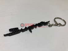 Picture of Real Carbon Fiber "Supra" Logo Keychain
