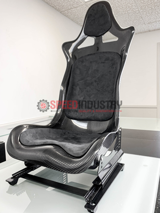 Picture of P2uned Carbon Seat with Suede Padding (Black)-A90 MKV Supra GR 2020+