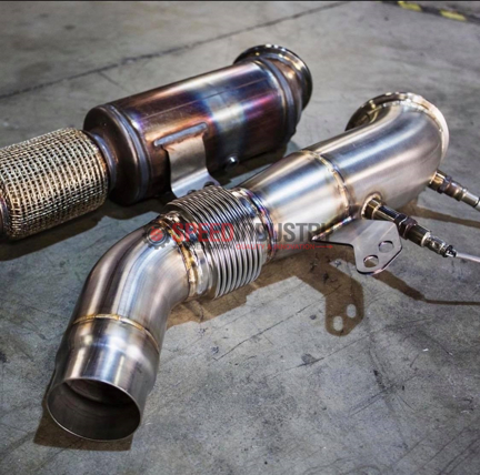 Picture of AMS Performance Exhaust Race Downpipe - A90 MKV Supra 2020+