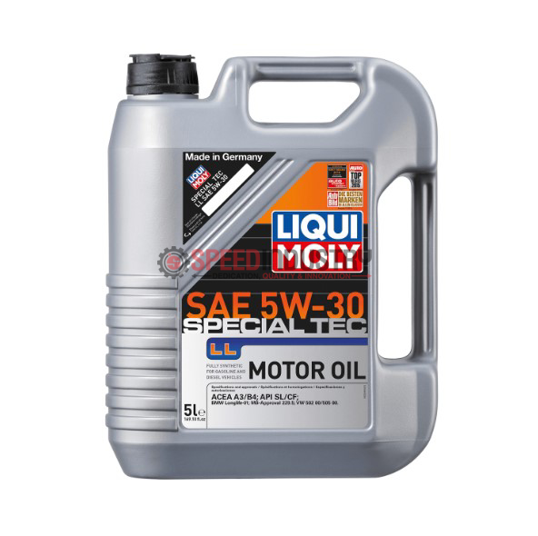 LIQUI MOLY 5L Special Tec LL Motor Oil 5W-30. Speed Industry