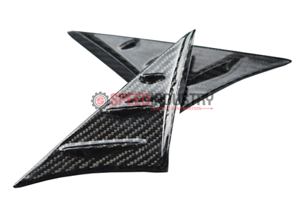 Picture of Rexpeed Anti-Buffeting Gloss Carbon Wind Deflectors-GR Supra 20+