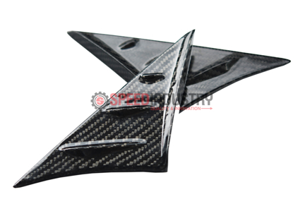 Picture of Rexpeed Anti-Buffeting Matte Carbon Wind Deflectors-GR Supra 20+