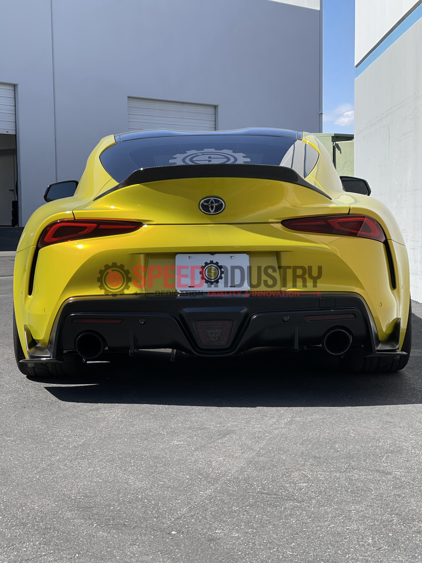 Rexpeed Supra A90 V4 Carbon Fiber Spoiler-RX-TS38. Speed Industry ...