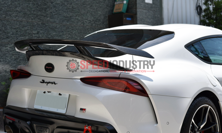 Picture of Rexpeed Supra 2020 V3 Forged Carbon Rear Wing (MATTE)