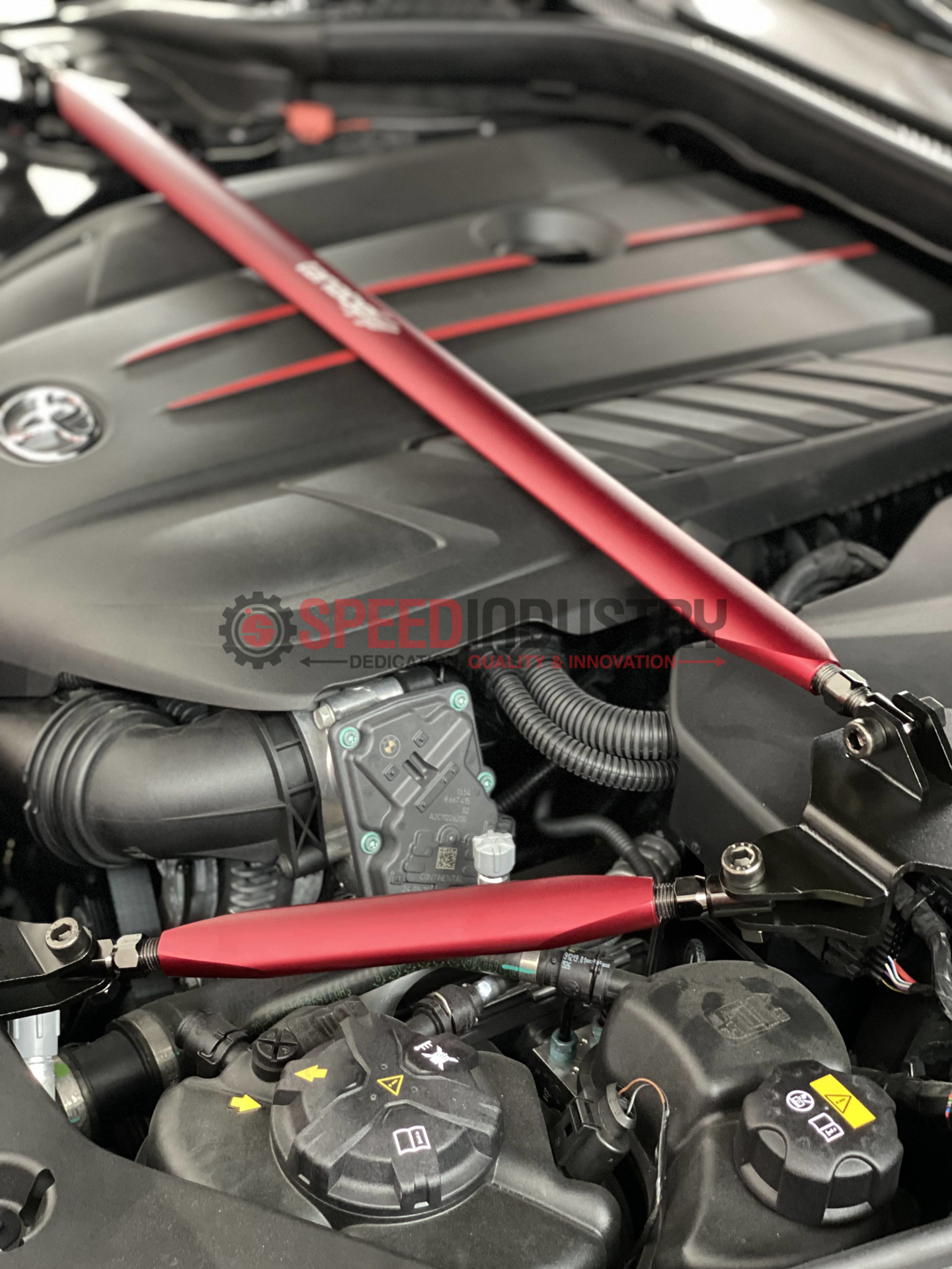 1993-1998 Toyota Supra Sustec Rear Strut Tower Bar by Tanabe (TTB012R) main image 1