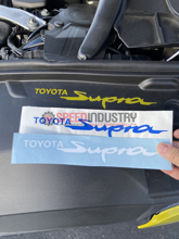 Picture of 2020+ MKV Toyota Supra Engine Bay Logo Sticker Kit