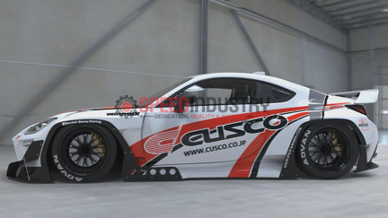 Picture of GReddy Pandem 2022+ Toyota GR86/BRZ Rocket Bunny Side Skirts