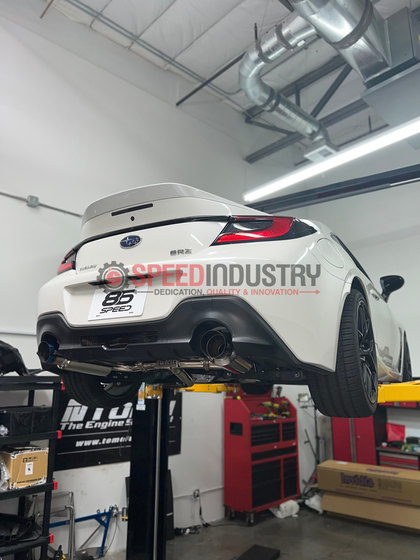 thumbnail image 2 of INVIDIA N1 Dual Stainless Tip Catback Exhaust System For Subaru BRZ / Scion FRS / Toyota GR86 86 (2013-2024) – HS12SSTGTP 2 of 3