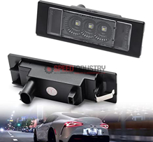 Picture of LED WERKS License Plate Lamp w/ Black Reflector - 2020+ GR Supra