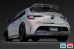 Picture of TOMS Racing No-Exhaust Rear Bumper Diffuser - 2019+ Corolla Hatchback