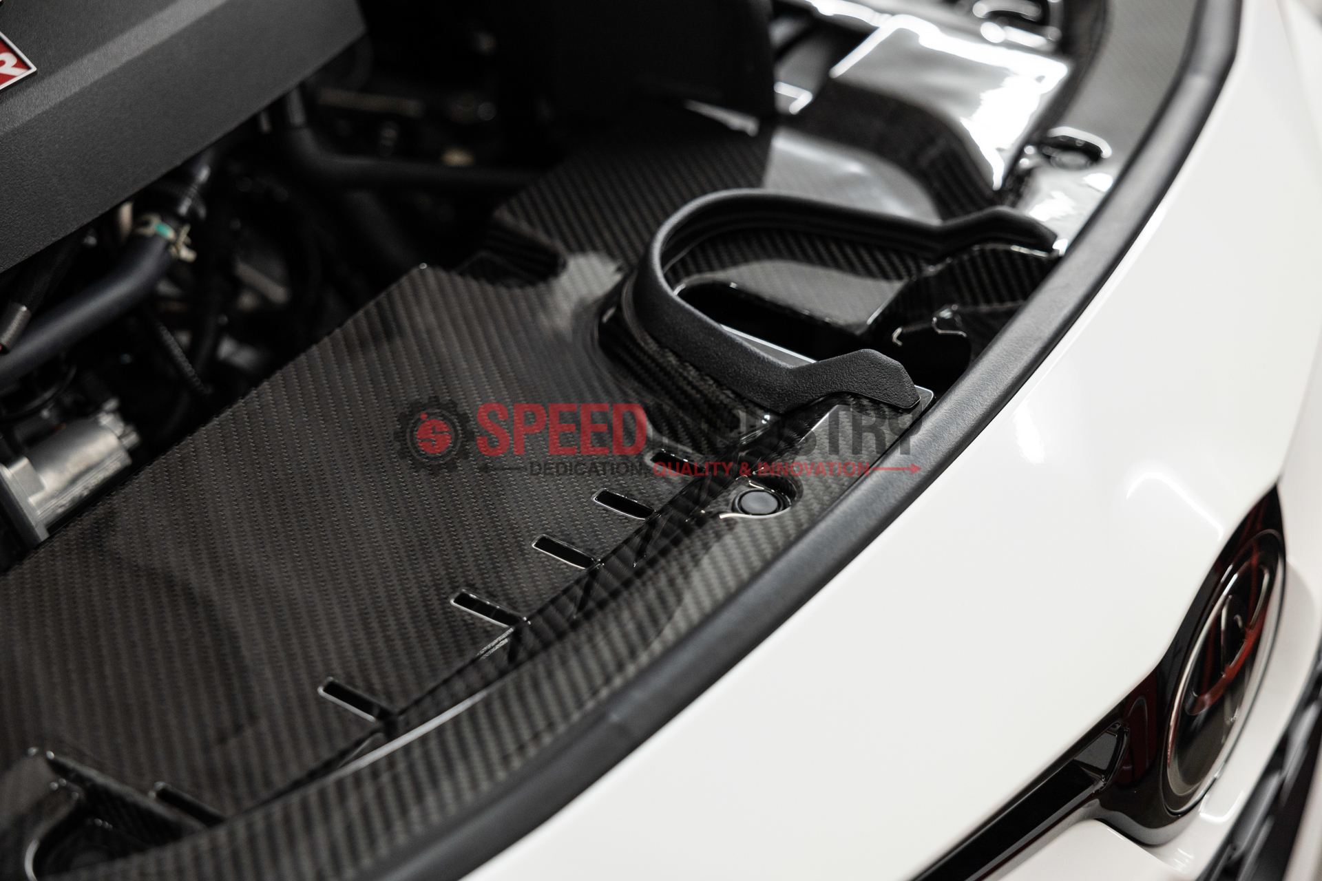 NVS Carbon Fiber Radiator Cover 2023+ GR Corolla. Speed Industry