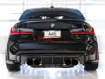 Picture of AWE Track Edition Catback Exhaust (Black Tips) - 2021+ BMW G80 M3/G82 M4