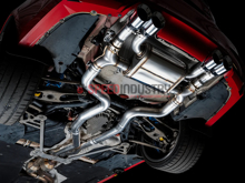Picture of AWE SwitchPath™ Catback Exhaust (Chrome Silver Tips) - 2015-2020 BMW F80 M3/F82 M4