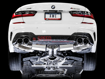 Picture of AWE Resonated Touring Edition Exhaust (Chrome Silver Tips) - 2019+ BMW G20 M340i/G22 M440i
