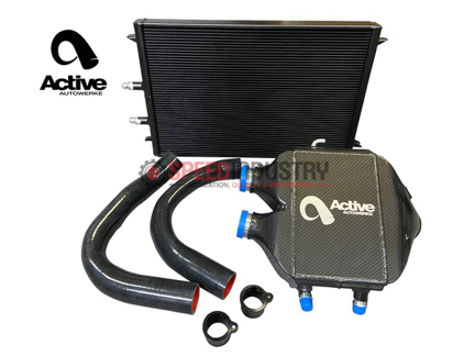 Picture of Active Autowerke S55 CNC Aftercooler Cooling Kit - 2015-2020 BMW F80 M3/F82 M4