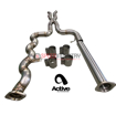Picture of Active Autowerke S58 Signature Equal Length Mid Pipes w/ G-Brace - 2021+ BMW G80 M3/G82 M4