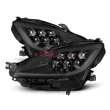 Picture of AlphaRex - NOVA (GLOSSY) Series LED Projector Headlights- 21-23 Toyota GR86/Subaru BRZ   - Alpha Glossy Black