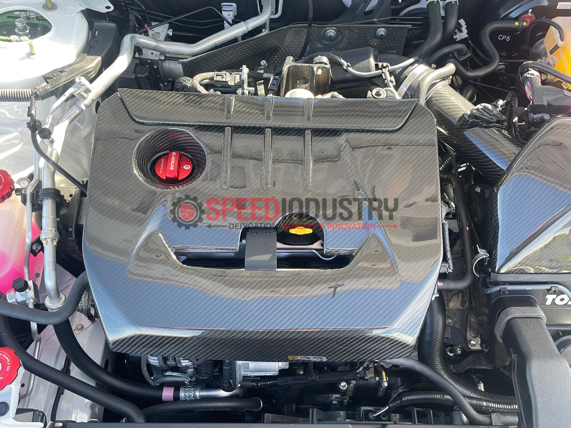NVS Carbon Fiber Engine Cover - 2023+ GR Corolla. Speed Industry